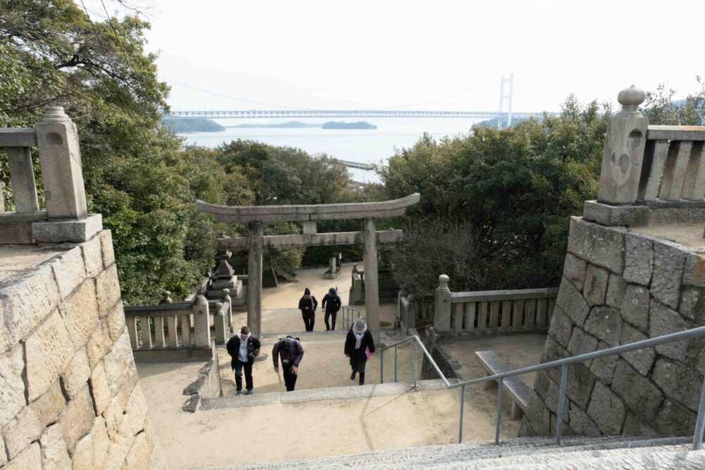 Walking tour at traditional port and old town of Shimotsui with local guide